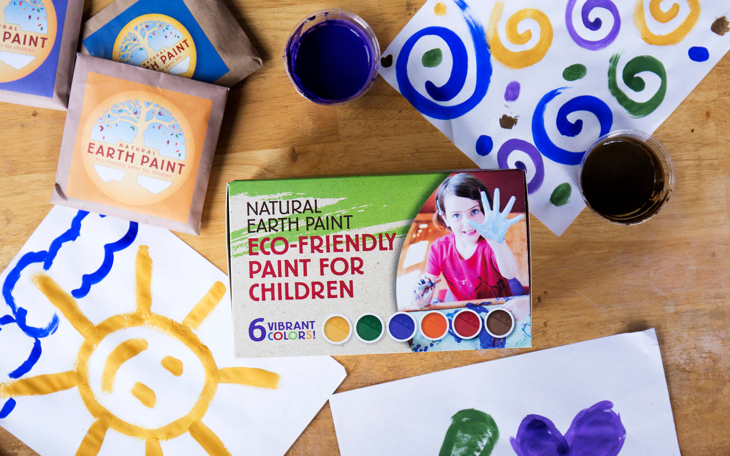 Children Natural Earth Paint Kit